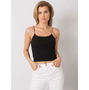 ČERNÝ TOP NA RAMÍNKA FN-TP-4593.84P-BLACK Velikost: ONE SIZE