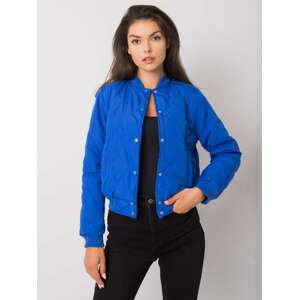 MODRÝ DÁMSKÝ POŠÍVANÝ BOMBER EM-KR-616.29-BLUE Velikost: S