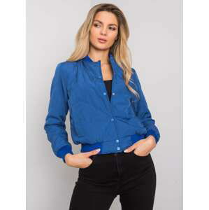 MODRÝ PROŠÍVANÝ BOMBER EM-KR-616.29-BLUE Velikost: S