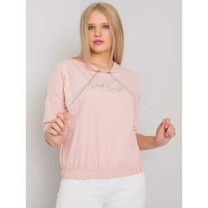 SVĚTLE RŮŽOVÁ HALENKA WEST COAST -RV-BZ-7123.50-LIGHT PINK Velikost: ONE SIZE