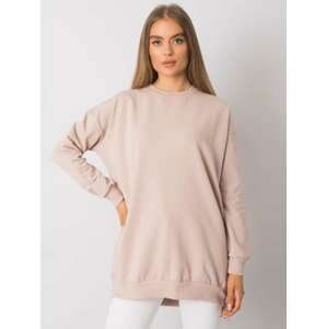 BÉŽOVÁ DÁMSKÁ TUNIKA SE ZIPY RV-TU-7187.26-BEIGE Velikost: S/M