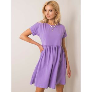 Dámské fialové šaty RV-SK-5672.03P-purple Velikost: XL