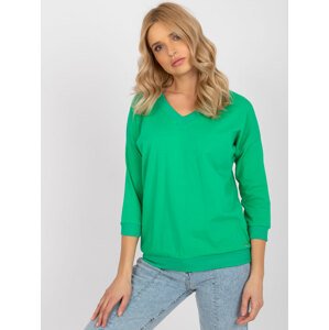 ZELENÁ BASIC HALENKA OLIVIA -RV-BZ-7542.41X-GREEN Velikost: S/M