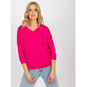 FUCHSIOVÁ BASIC HALENKA OLIVIA -RV-BZ-7542.41X-FUCHSIA PINK Velikost: S/M