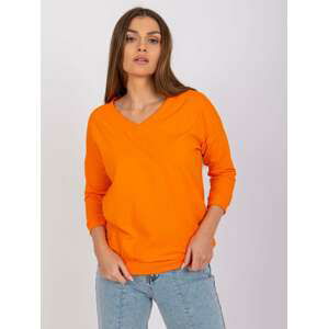 BASIC ORANŽOVÁ HALENKA OLIVIA RV-BZ-7542.41X-ORANGE Velikost: S/M