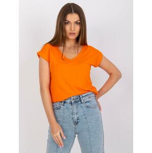 ORANŽOVÉ BASIC TRIČKO ATLANTA S KRÁTKÝM RUKÁVEM RV-TS-7543.12X-ORANGE Velikost: L