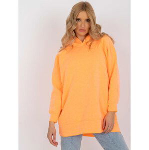 ORANŽOVÁ VOLNÁ BASIC MIKINA CANBERRA -EM-BL-707.94-ORANGE Velikost: S/M