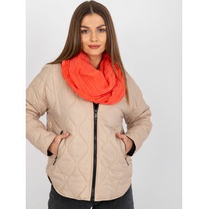 KORÁLOVÝ ŠÁTEK Z VISKÓZY AT-CH-1905-CORAL RED Velikost: ONE SIZE