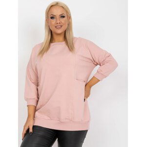 RŮŽOVÁ HALENKA S KAPSAMI RV-BZ-7606.24P-PINK Velikost: ONE SIZE