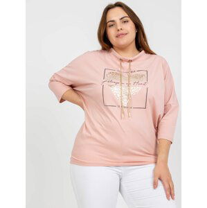 SVĚTLE RŮŽOVÁ LEŽÉRNÍ HALENKA -RV-BZ-7485.13P-LIGHT PINK Velikost: ONE SIZE