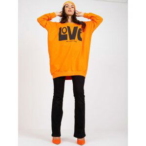 ORANŽOVÁ TUNIKA LOVE -FA-TU-7902.68P-ORANGE Velikost: ONE SIZE