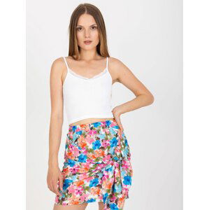 BÍLÝ CROP TOP S KRAJKOU RV-TP-7988.09-WHITE Velikost: S