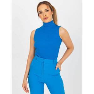 MODRÝ TOP S ROLÁKEM LO-TP-LK-140.27X-BLUE Velikost: S