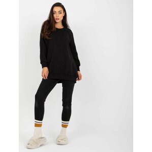 ČERNÁ BASIC MIKINA BEZ KAPUCE EM-BL-U623.63P-BLACK Velikost: ONE SIZE