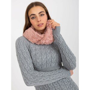 TMAVĚ RŮŽOVÁ KOŽEŠINOVÁ ŠÁLA -AT-KM-S-8253.18-DARK PINK Velikost: ONE SIZE