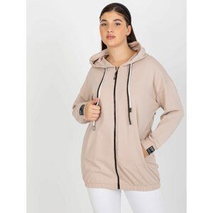 BÉŽOVÁ MIKINA ESSENTIALS -RV-BL-8277.28-BEIGE Velikost: ONE SIZE