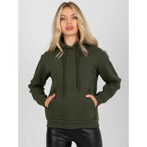 KHAKI DÁMSKÁ MIKINA S KAPUCÍ CT-BL-F-621124.98P-KHAKI Velikost: L/XL