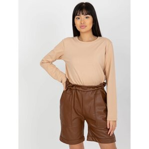 HNĚDÉ KOŽENKOVÉ KRAŤASY VI-SN-155.65P-BROWN Velikost: L/XL