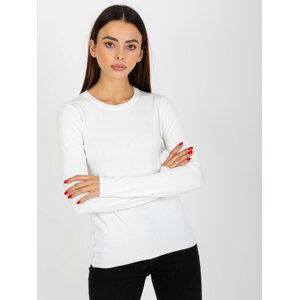 BÍLÝ BASIC SVETR -NM-SW-J52001.02P-WHITE Velikost: ONE SIZE