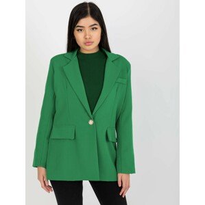 ZELENÉ ELEGANTNÍ SAKO DHJ-MA-15556.22X-GREEN Velikost: S