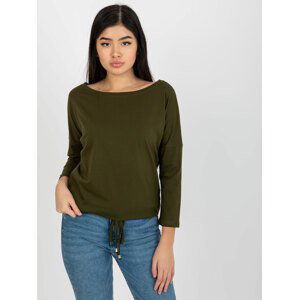 KHAKI JEDNOBAREVNÁ HALENKA RV-BZ-4691.10X-KHAKI Velikost: M