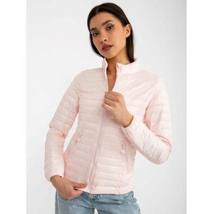 SVĚTLE RŮŽOVÁ PŘECHODNÁ PROŠÍVANÁ BUNDA -NM-KR-H-1063.54P-LIGHT PINK Velikost: XL