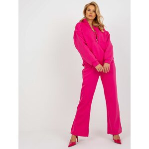 FUCHSIOVÝ KOMPLET MIKINY, KALHOT A TÍLKA -EM-KMPL-772.70-FUCHSIA Velikost: ONE SIZE