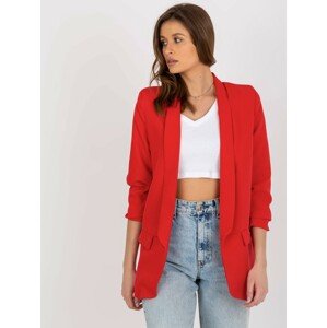 ČERVENÉ ELEGANTNÍ SAKO DHJ-MA-7684.15P-RED Velikost: 2XL