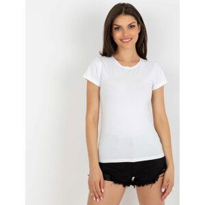 BÍLÉ BASIC TRIKO S KULATÝM VÝSTŘIHEM NM-TS-L895.21-WHITE Velikost: S/M