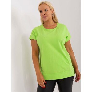 SVĚTLE ZELENÁ HALENKA S KAPSAMI -RV-BZ-8854.06-LIGHT GREEN Velikost: ONE SIZE