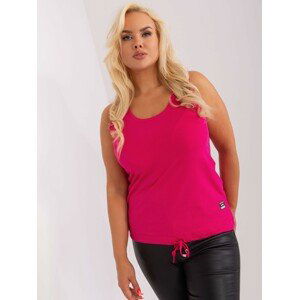 TMAVĚ RŮŽOVÉ JEDNOBAREVNÉ TÍLKO RV-TP-9003.59-DARK PINK Velikost: ONE SIZE