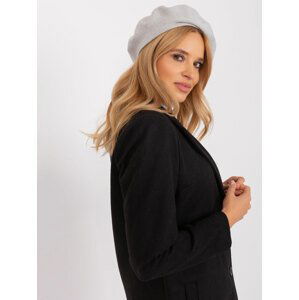 SVĚTLE ŠEDÝ STYLOVÝ BARET -AT-CZ-231305.91P-LIGHT GREY Velikost: ONE SIZE