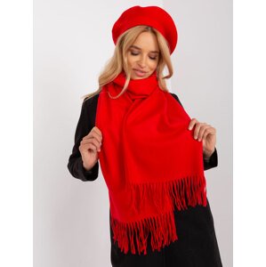 ČERVENÁ ŠÁLA SE STŘAPCEMI AT-SZ-23185.93P-RED Velikost: ONE SIZE