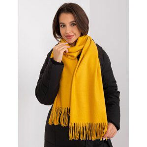 TMAVĚ ŽLUTÁ ŠÁLA S TŘÁSNĚMI AT-SZ-23185.90P-DARK YELLOW Velikost: ONE SIZE