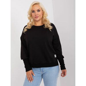 ČERNÁ TENKÁ MIKINA RV-BZ-9144.37-BLACK Velikost: ONE SIZE