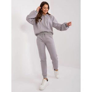 ŠEDÁ POHODLNÁ TEPLÁKOVKA EM-KMPL-01U.18-GREY Velikost: ONE SIZE