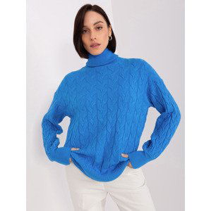 MODRÝ ROLÁK S COPÁNKOVÝM VZOREM AT-SW-2348.93-BLUE Velikost: ONE SIZE