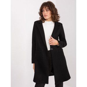 ČERNÝ PODZIMNÍ KABÁT TW-PL-BI-23314.00P-BLACK Velikost: XL