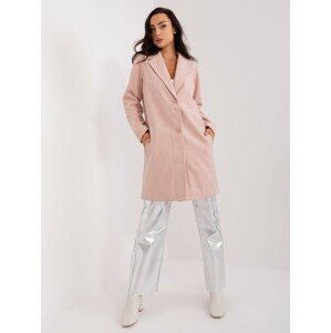 SVĚTLE RŮŽOVÝ KLASICKÝ KABÁT -D62720N43371AEN-LIGHT PINK Velikost: M