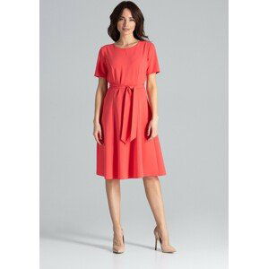 OVERSIZE ŠATY L043 CORAL Velikost: M