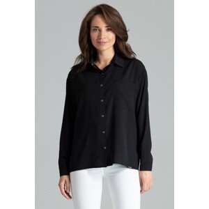 BASIC KOŠILE L059 BLACK Velikost: XL