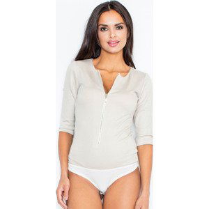 DÁMSKÉ BÉŽOVÉ BODY M201 Velikost: M