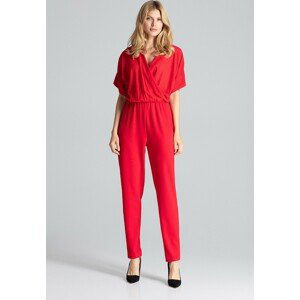 ELEGANTNÍ OVERAL M684 RED Velikost: XL