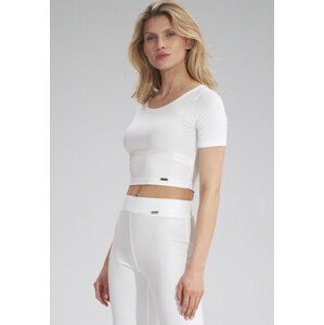 BÍLÝ CROP TOP M748 WHITE Velikost: M