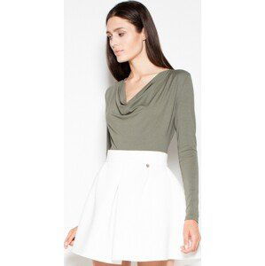 DÁMSKÉ ZELENÉ ELEGANTNÍ BODY VT019 OLIVE GREEN Velikost: XL