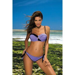 SVĚTLE FIALOVÉ PUSH-UP BIKINY JESSICA LILA M-400 (2) Velikost: L