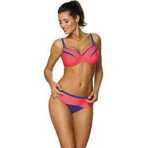 KORÁLOVĚ-MODRÉ BIKINY BARBARA OLTREMARE-CORALMANIA M-473 (8) Velikost: 85F/XL