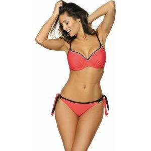 KORÁLOVÉ PUSH-UP BIKINY CAMILLA SHOCK RED M-489 (7) Velikost: S