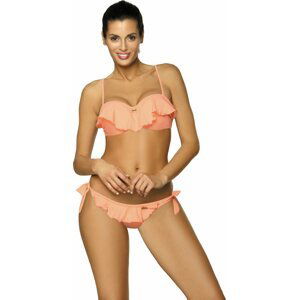 MERUŇKOVÉ BIKINY S VOLÁNEM MEREDITH MORNING LIGHT M-467 (2) Velikost: 2XL