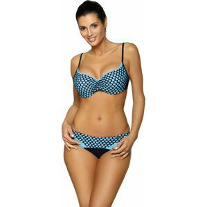 SVĚTLE MODRÉ PUNTÍKATÉ BIKINY ROSALINE SKIPPER M-490 (7) Velikost: S